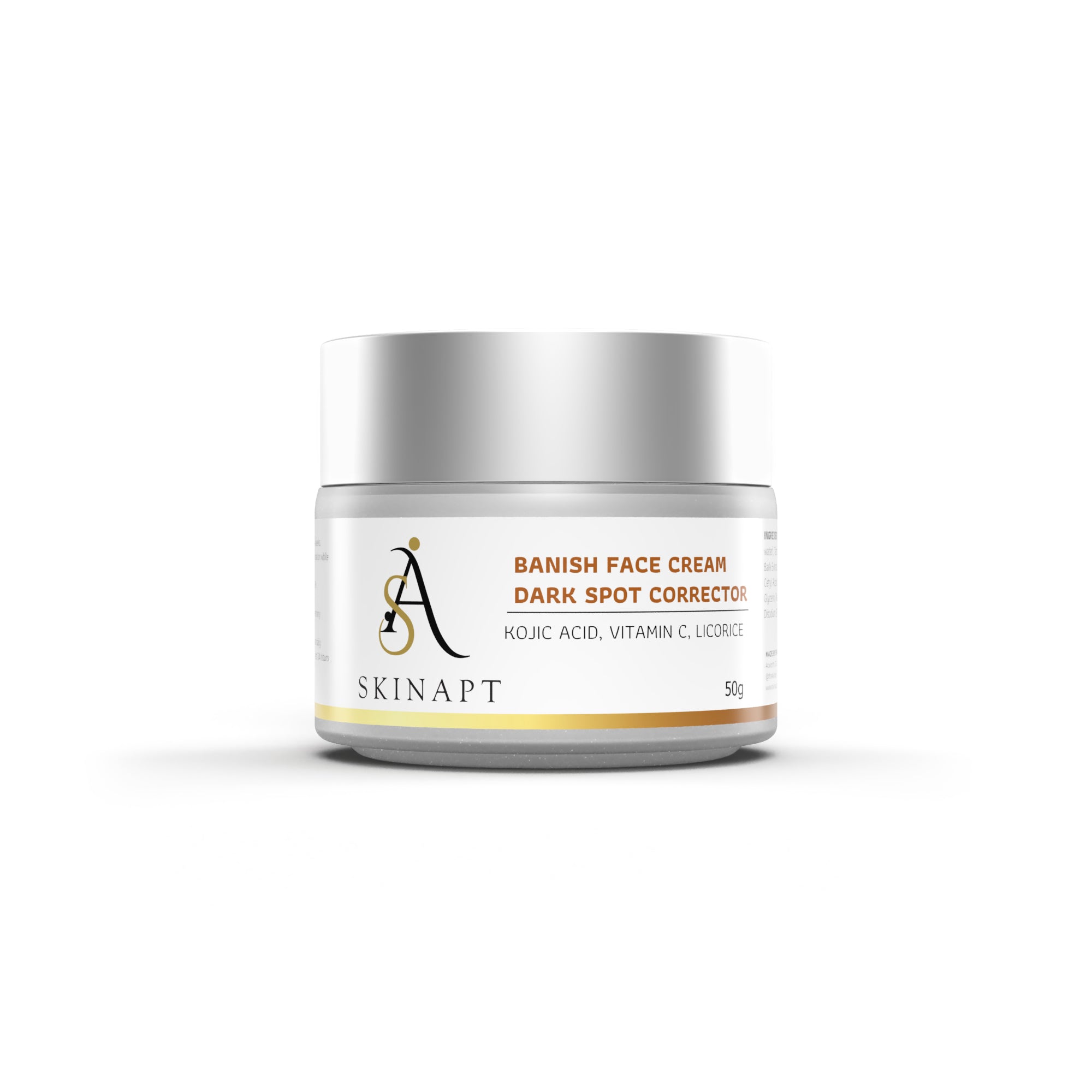 BANISH FACE CREAM - DARK SPOT CORRECTOR