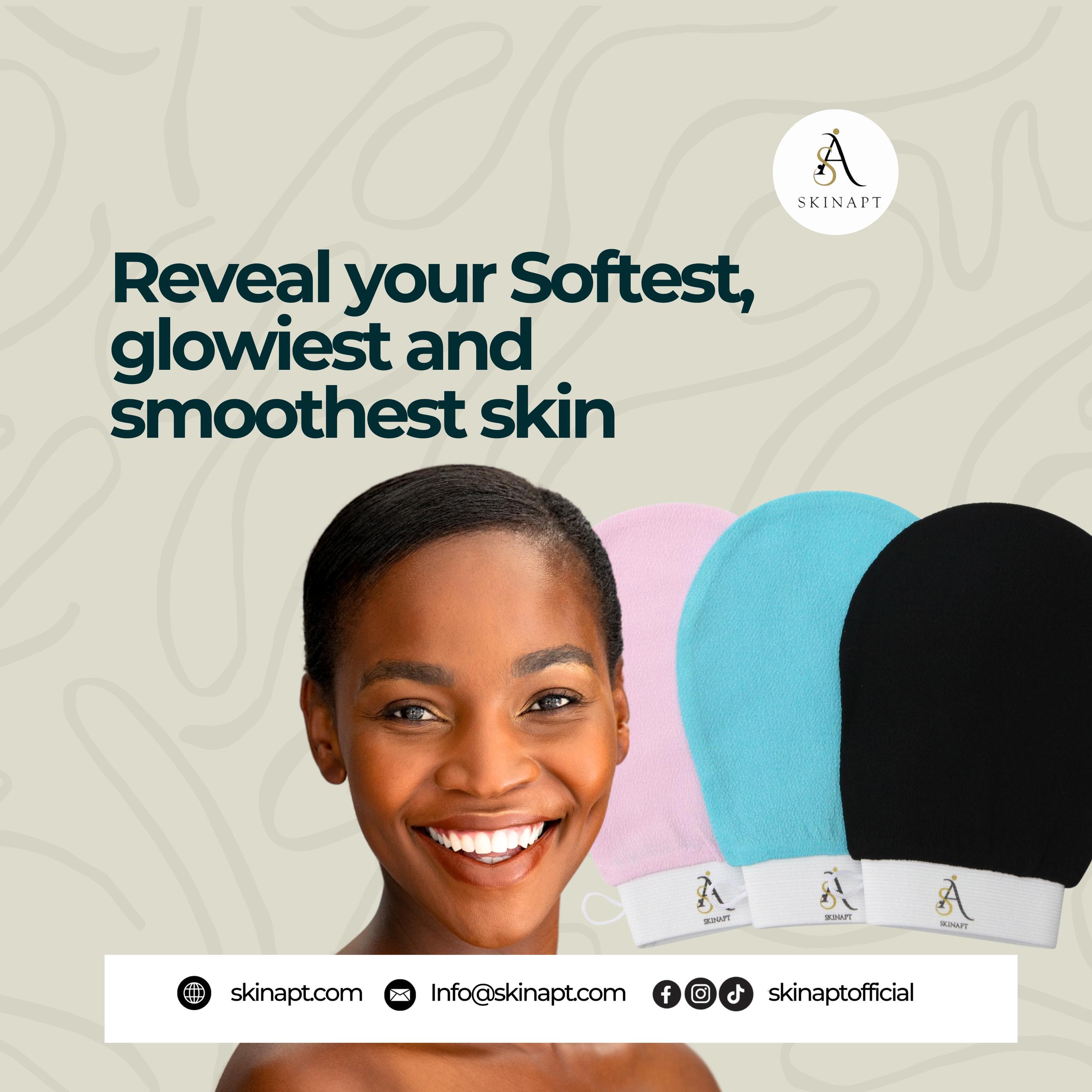 Exfoliating Gloves- Ultra Superior pack of 3